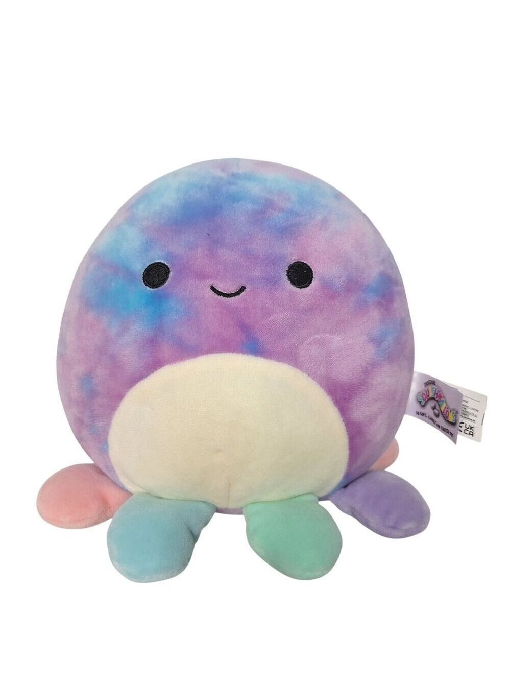 Squishmallow Mary Octopus Tie Dye Pink Purple Plush 8 Inch